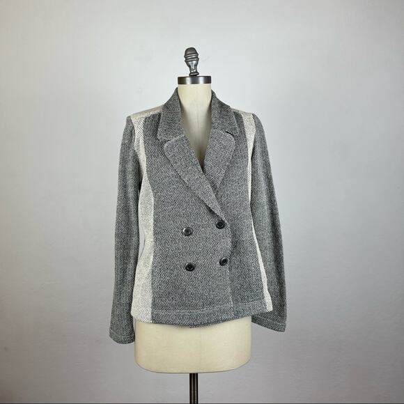 Anthropologie Saturday Sunday Heather Button Blazer - Picture 1 of 7